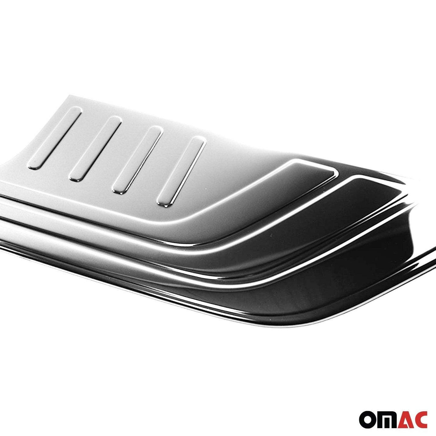 OMAC Dark Chrome Rear Bumper Sill Cover Fits Mercedes Metris W447 2016-2023 S. Steel 4733099B