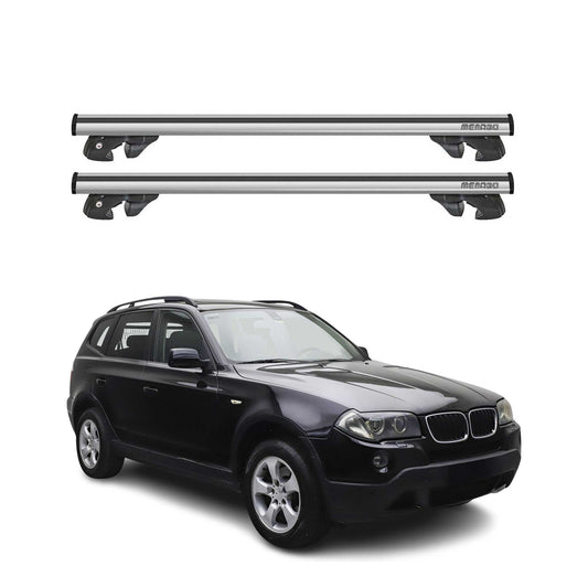 2004-2010 BMW X3 E83 Roof Rack Cross Bars Silver