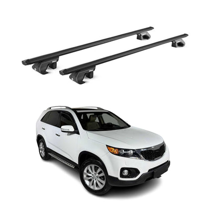 2011-2013 Kia Sorento Roof Rack Cross Bars Black