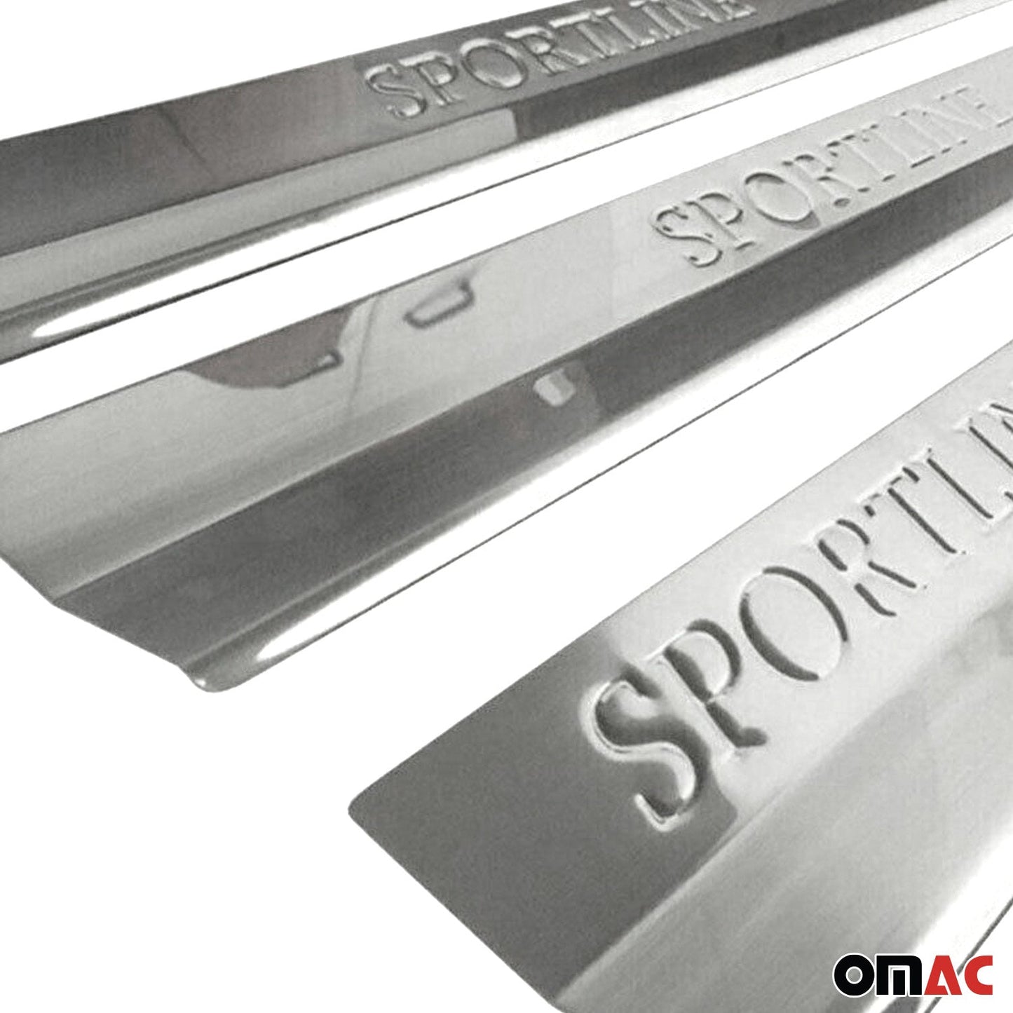 OMAC Chrome Door Sill Scuff Plate Guard S.Steel Trim for BMW 3 Series E36 1992-1999 1208091