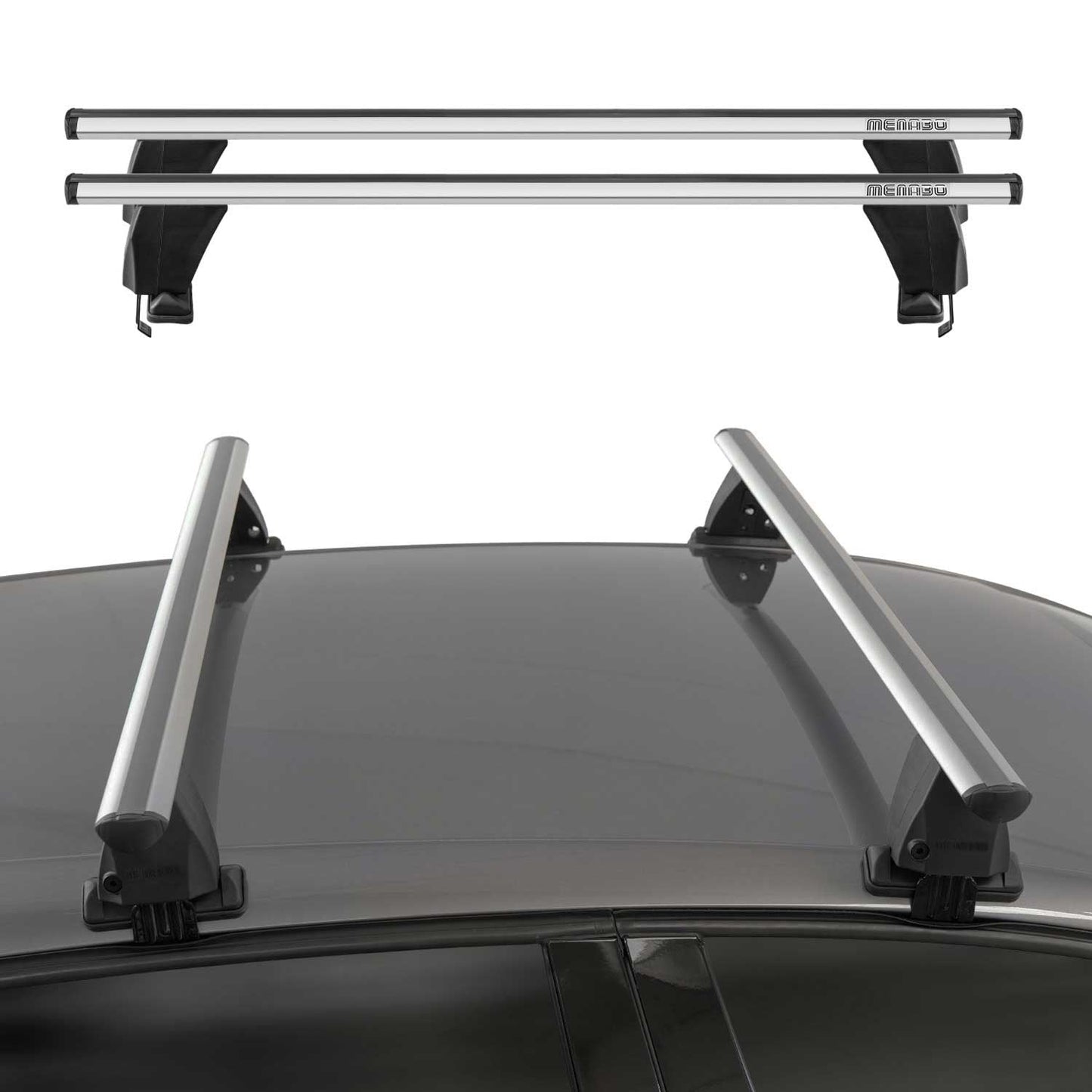 2019-2024 Audi A6 Sedan Roof Rack Cross Bars Luggage Carrier 2 Pcs