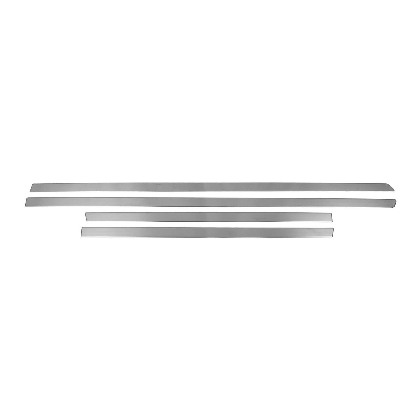 OMAC Side Door Molding Trim Skirt Garnish for Hyundai Tucson 2016-2021 Brushed Steel 3224131T