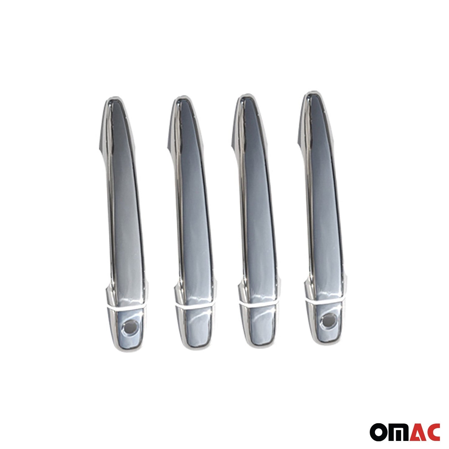 OMAC Car Door Handle Cover Protector for Toyota 4Runner 2003-2009 Steel 2 Key Hole U012711