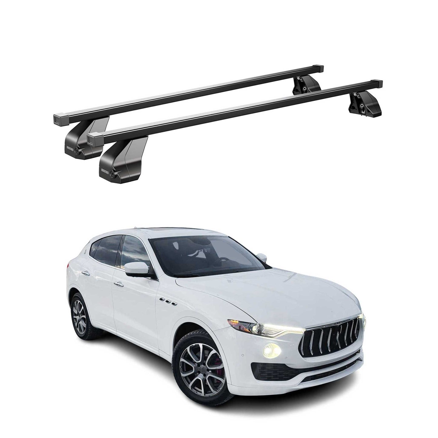 2017-2024 Maserati Levante Roof Rack Cross Bars Black