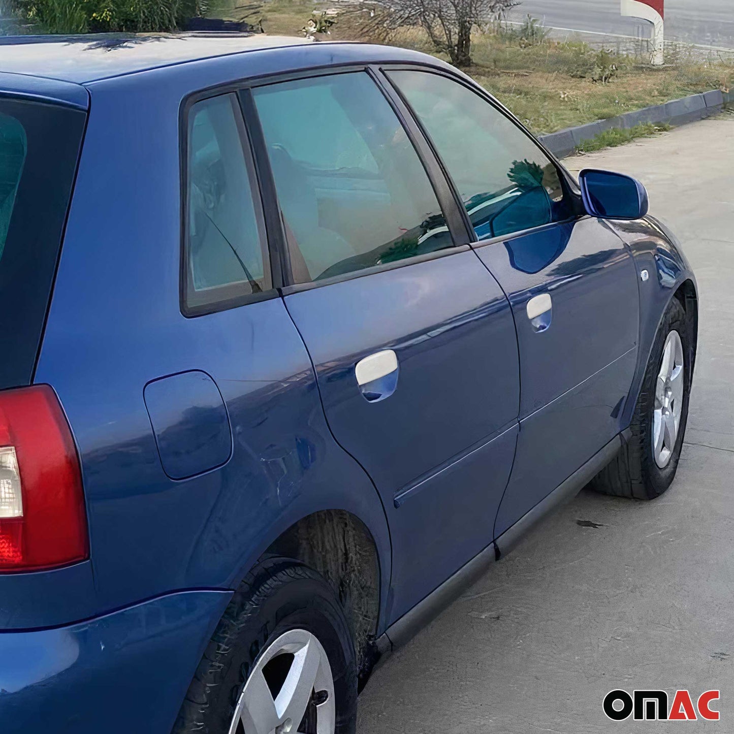 1995-2004 Audi A6 Car Door Handle Cover Protector Stainless Steel Chrome 6 Pcs