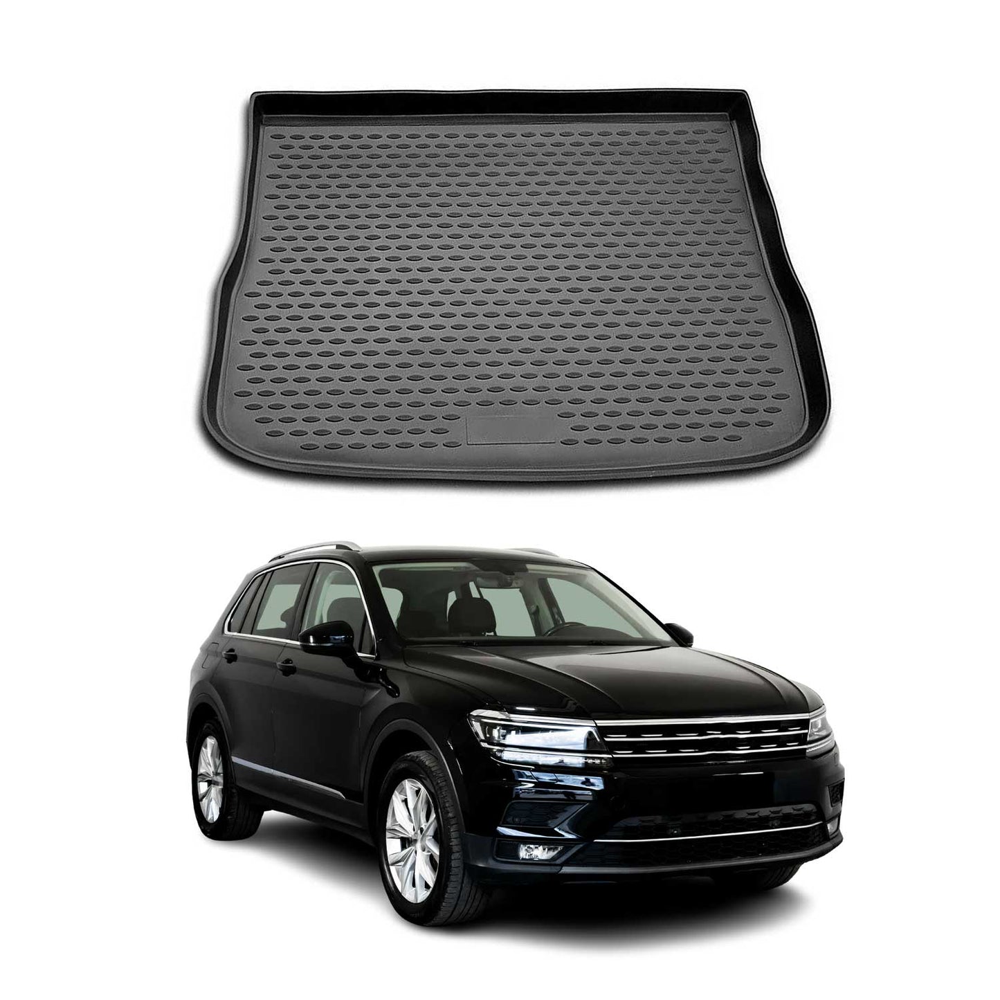 2017-2018 VW Tiguan Limited Cargo Liner Trunk Mat All Weather Black