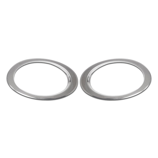 OMAC Fog Light Lamp Bezel Cover for VW T5 Transporter 2010-2015 Steel Silver 2 Pcs 7530103