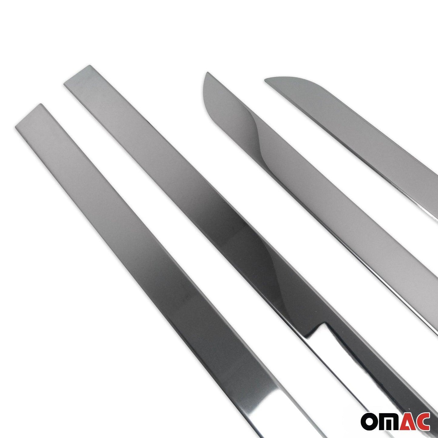 OMAC For Mercedes Metris 2016-2023 Chrome Side Door Trim Double Sliding Door S.Steel 4733132