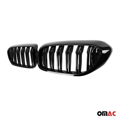 OMAC For BMW 5 Series G30 G31 2017-20 PRE-FL Front Kidney Grille M-Tech Gloss Black 1225P081MPB