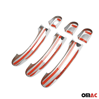 OMAC Car Door Handle Cover Protector for VW T5 Transporter 2003-2015 Steel 6 Pcs U015331