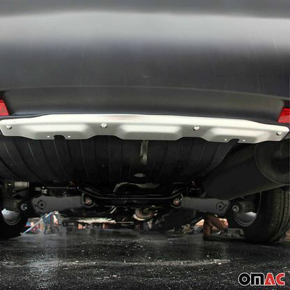 OMAC Rear Trunk Molding Trim for Honda CR-V 2012-2016 Stainless Steel Silver 2 Pcs 3404BT011