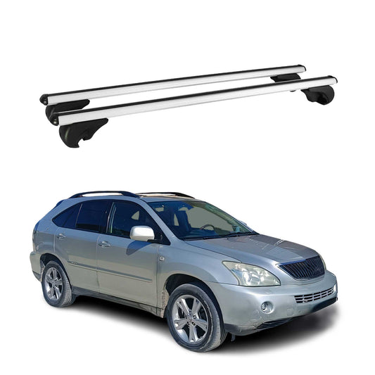 2006-2008 Lexus RX 400H Roof Rack Cross Bars Silver