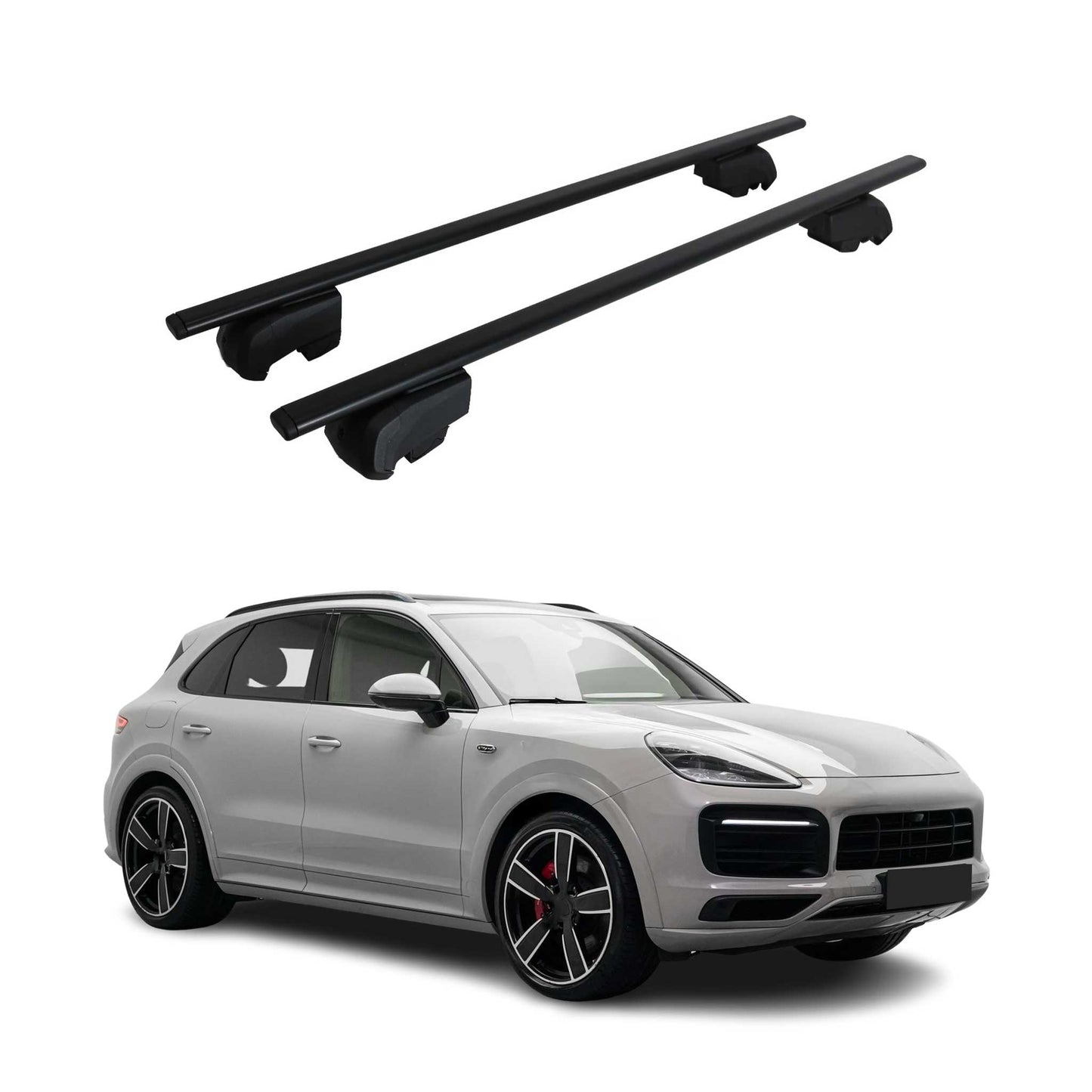2019-2026 Porsche Cayenne Roof Rack Cross Bars Black