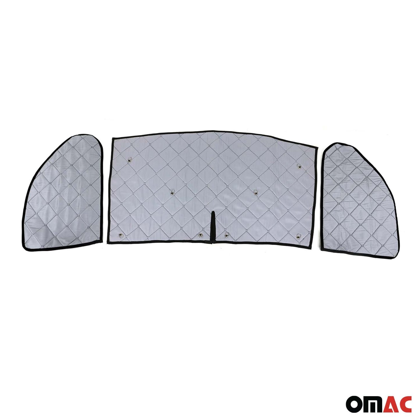 OMAC Thermal Windshield Sun Shade Magtenic for VW Eurovan 1992-2003 Black 3 Pcs '7521245