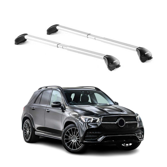2020-2026 Mercedes GLE Class V167 Roof Rack Cross Bars Silver
