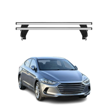 2017-2025 Hyundai Elantra Roof Rack Cross Bars Silver