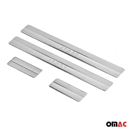 OMAC Door Sill Scuff Plate Scratch for Ford Fiesta 2011-2019 Hatchback Steel 4x 2614091S