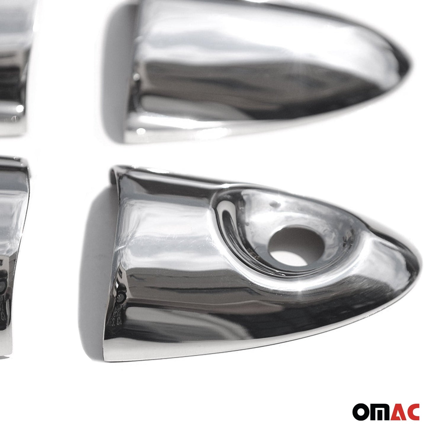 OMAC Car Door Handle Cover Protector for Ford Focus 2000-2007 Hatchback Steel 8 Pcs 2601041