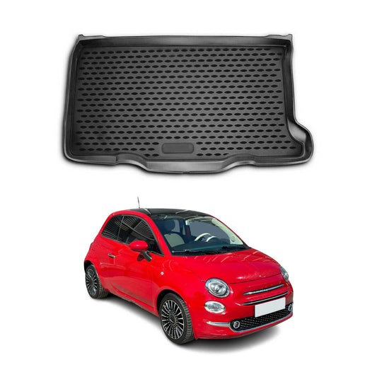 2012-2016 Fiat 500 Cargo Liner Trunk Mat All Weather Black