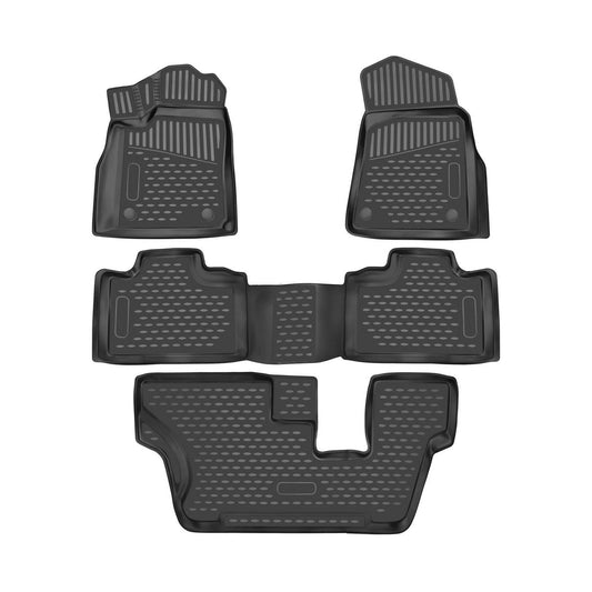 OMAC OMAC Floor Mats Liner for Dodge Durango 2018-2020 Rubber TPE Black 4Pcs 2696444F