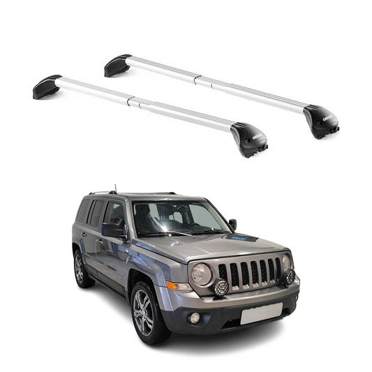 2007-2017 Jeep Patriot Roof Rack Cross Bars Luggage Carrier 2 Pcs