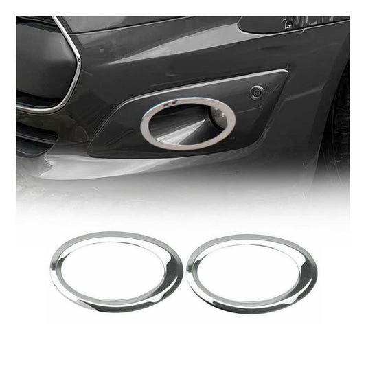 2014-2019 Ford Transit Connect Fog Light Lamp Bezel Cover Stainless Steel Silver 2 Pcs
