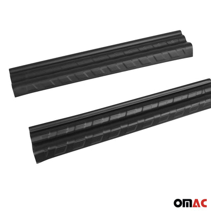 OMAC Door Sill Scuff Plate Scratch for Mercedes Sprinter W906 2010-2018 Black 2x 4724092PT