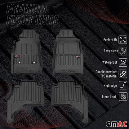 OMAC OMAC Premium Floor Mats for Isuzu D-Max 2012-2019 Heavy Duty All-Weather 4pcs '3702454