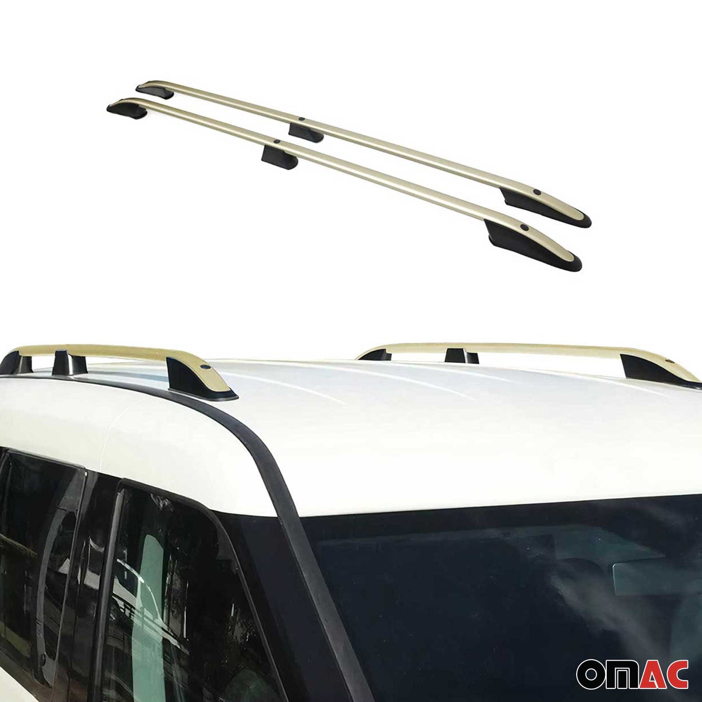 2016-2024 Mercedes Metris Mid Wheel Base Roof Rack Rails Side Rails Bronze