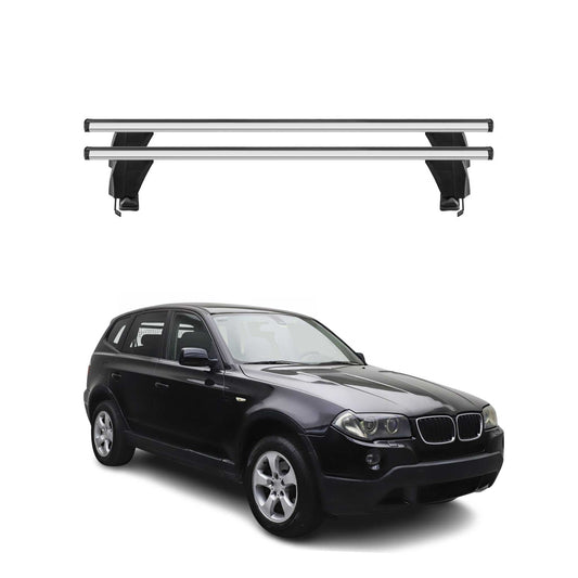 2004-2010 BMW X3 E83 Roof Rack Cross Bars Silver
