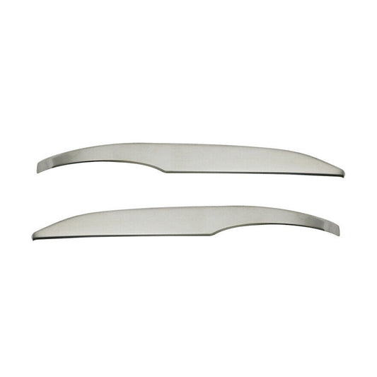 2014-2018 Toyota 4Runner Side Mirror Cover Caps Stainless Steel Silver 2 Pcs