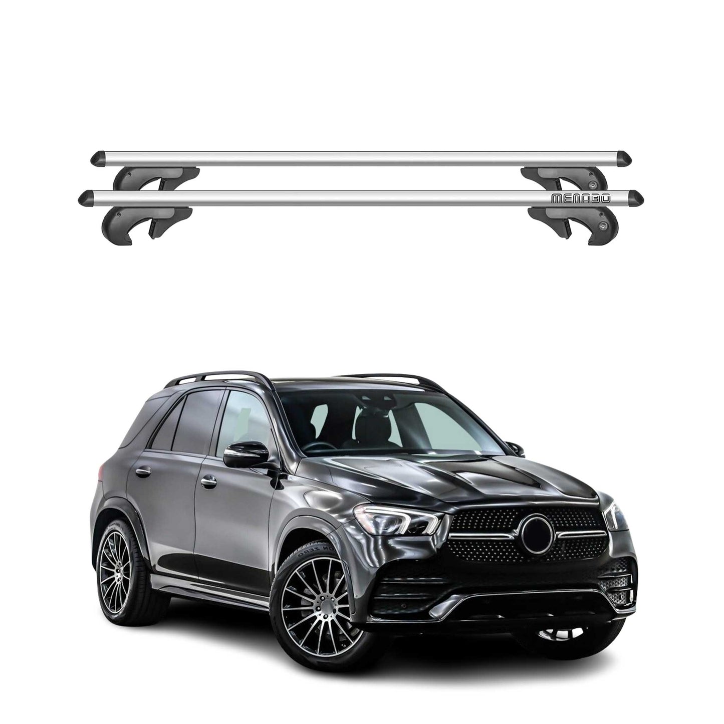 2020-2026 Mercedes GLE Class V167 Roof Rack Cross Bars Silver