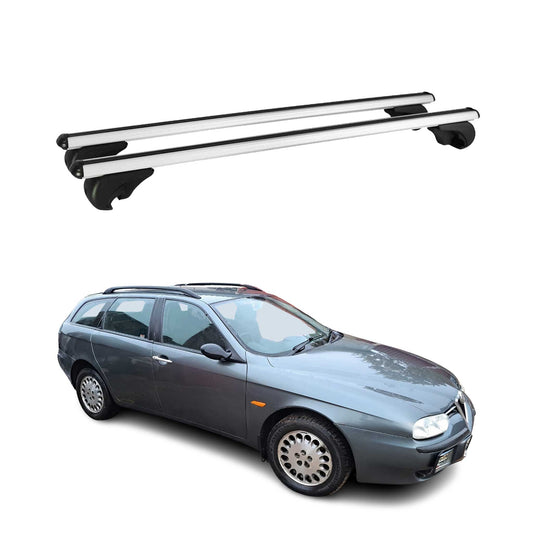 2023-2024 Alfa Romeo Tonale Roof Rack Cross Bars Silver