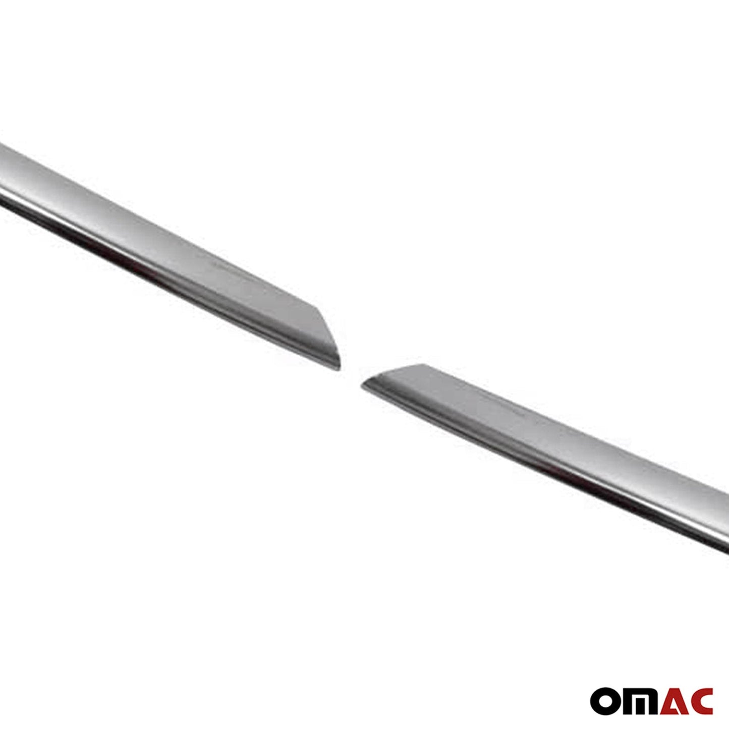 OMAC Fog Light Lamp Bezel Cover for Honda Civic 2016-2021 Steel Silver 2 Pcs 3413108
