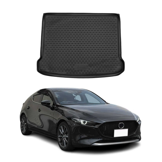 2019-2025 Mazda 3 Hatchback Cargo Liner Trunk Mat All Weather Black
