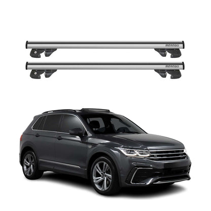 2019-2024 VW Tiguan R-Line Roof Rack Cross Bars Silver