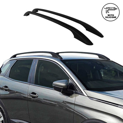 2016-2023 Toyota Hilux Roof Rack Rails Side Rails Black