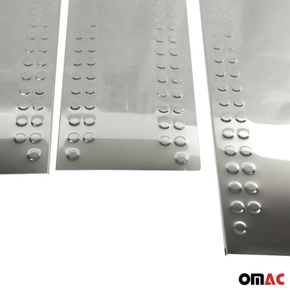 OMAC Door Sill Scuff Plate Scratch Protector for Dodge Sprinter 2003-2008 Steel 3x 4722091N