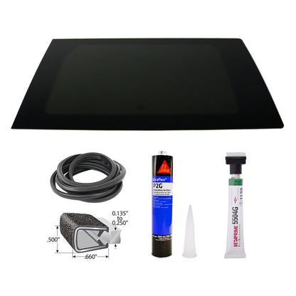 2014-2025 RAM ProMaster Window Glass Fit Kit Rear Left Side L4 Extra Long