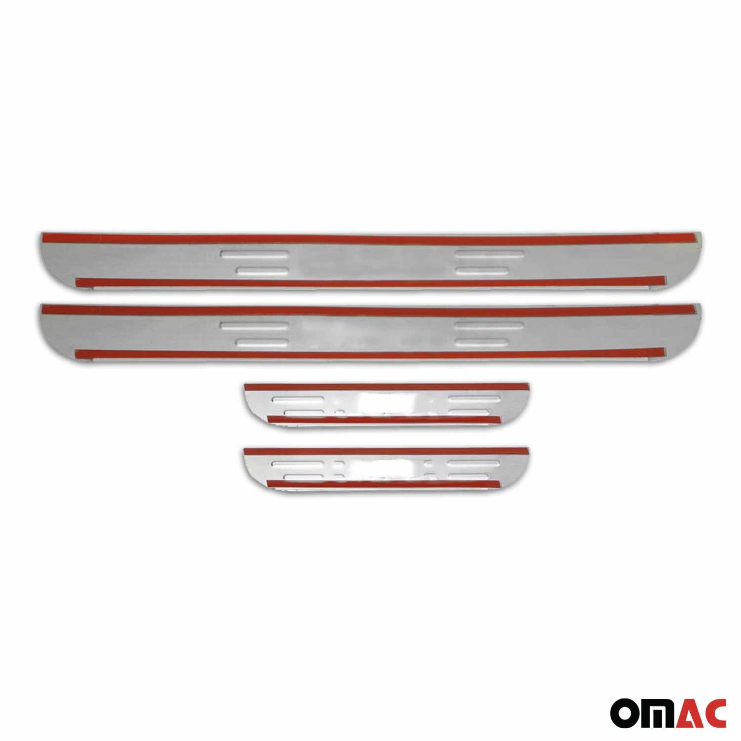 OMAC Door Sill Scuff Plate Scratch Protector for Toyota RAV4 2006-2012 Steel 4x 7005091