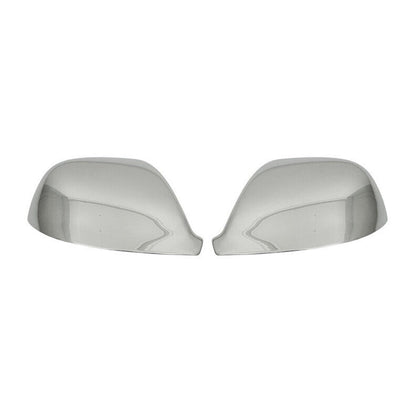 OMAC Side Mirror Cover Caps Fits VW T5 Transporter 2010-2015 Steel Silver 2 Pcs 7530111