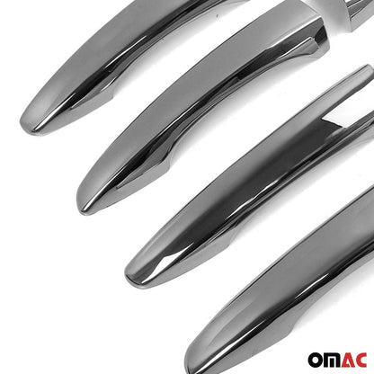 OMAC Car Door Handle Cover Protector for Citroen C3 Aircross 2017-2024 Steel 8 Pcs '1540041