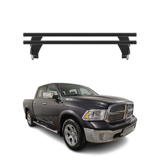 2009-2018 RAM 1500 4 Roof Rack Cross Bars Black