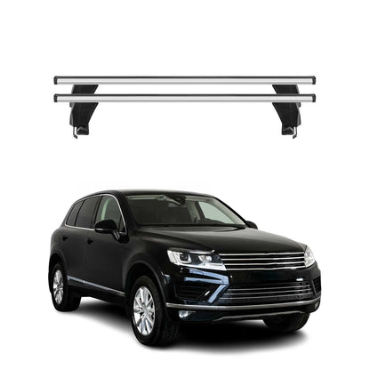 2011-2014 VW Touareg Roof Rack Cross Bars Silver