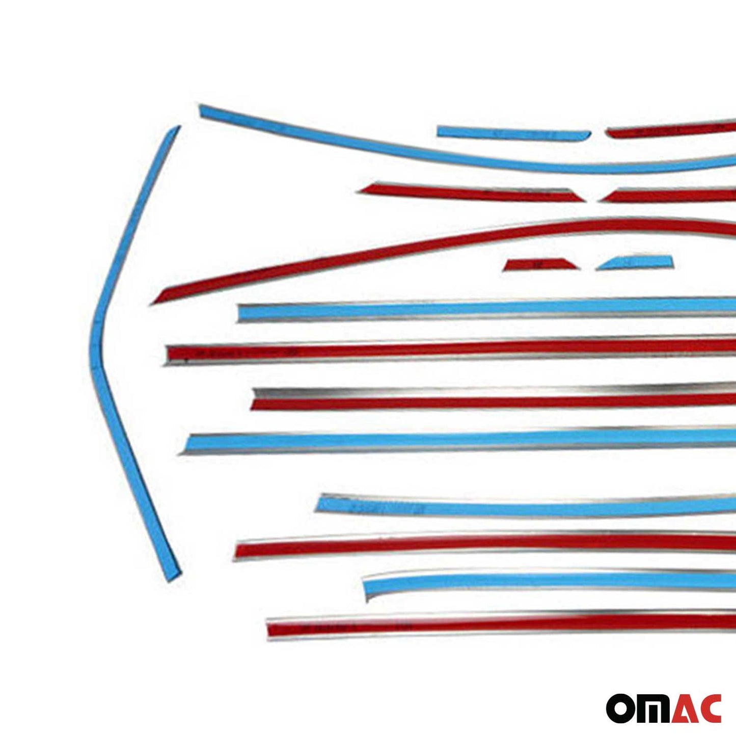 2013-2019 Ford Escape Window Molding Trim Streamer Stainless Steel 18x