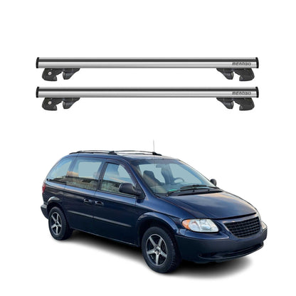1996-2005 Dodge Caravan Roof Rack Cross Bars Silver