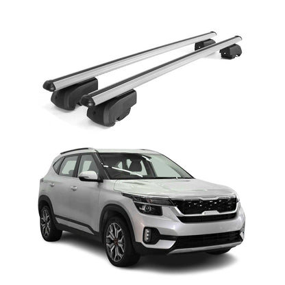2021-2026 Kia Seltos Roof Rack Cross Bars Silver