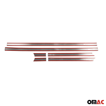 OMAC Side Door Molding Trim for Land Rover Range Rover Sport 2006-2009 Steel Silver 6002131