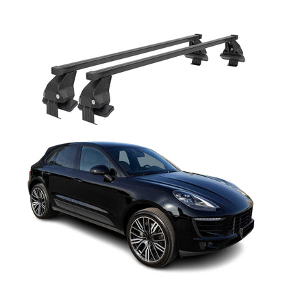 2015-2025 Porsche Macan Roof Rack Cross Bars Black