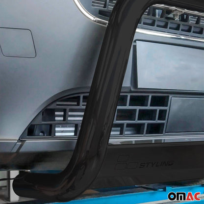 OMAC Bull Bar Push Front Bumper Grille for Lexus GX 460 2020-2023 Black 1 Pc 7052MSBB109B